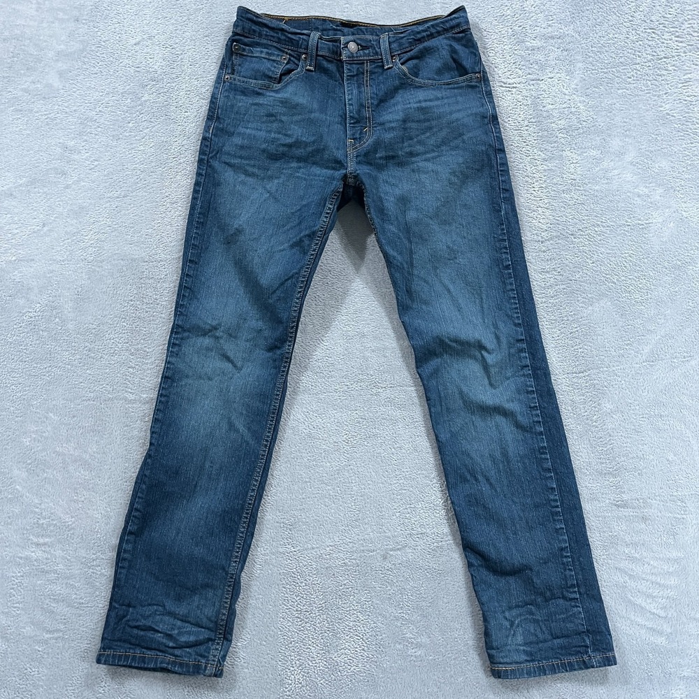 Levi's 502 Taper Mens Jeans 31x32 (fit 29x30) Zip Fly Stretch Denim Faded Y2K
